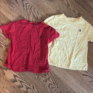 Polo by Ralph Lauren Vibrant Red and Yellow Tees